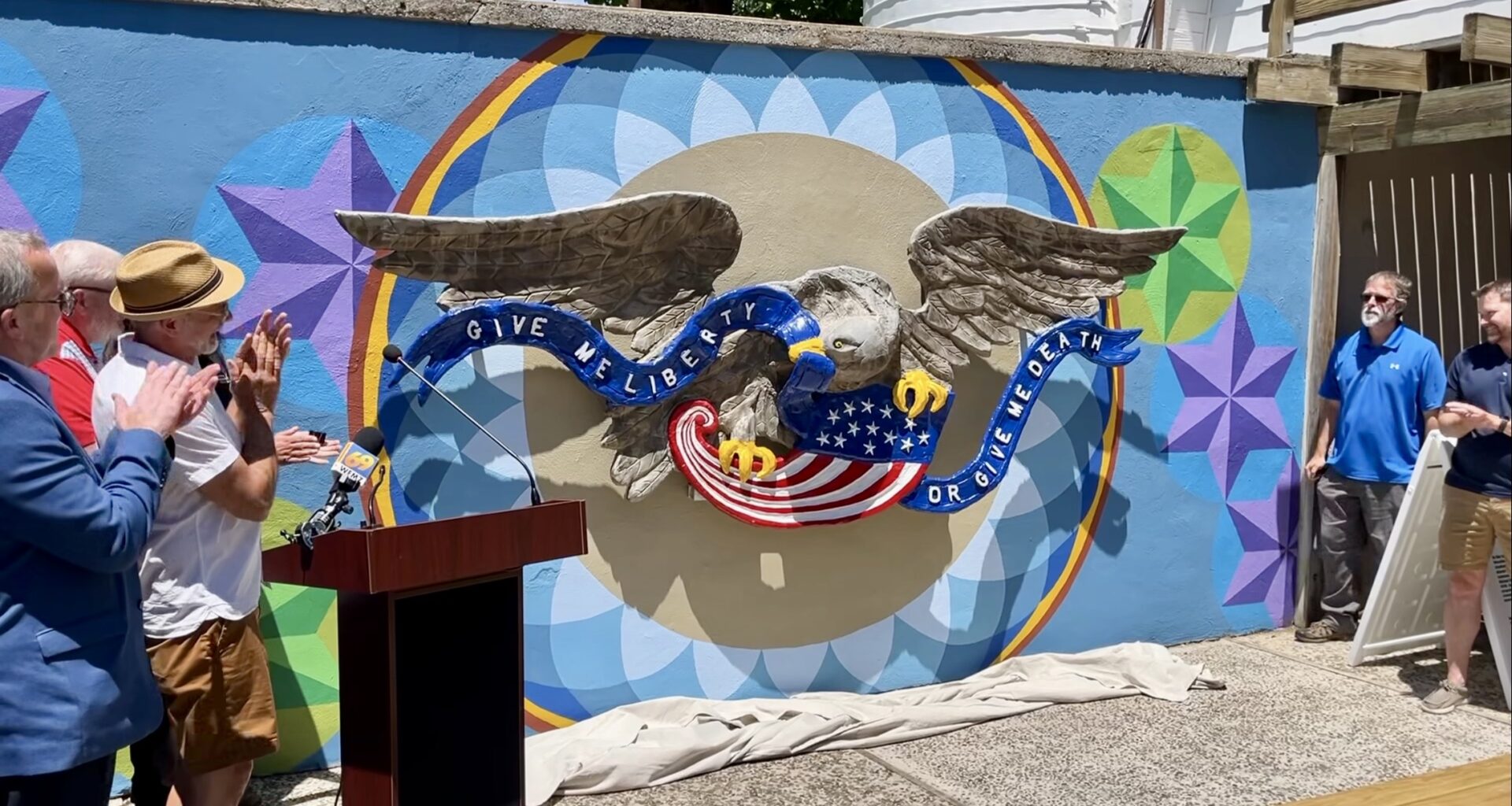 Restored Bicentennial Eagle unveiled at Berks County Heritage Center