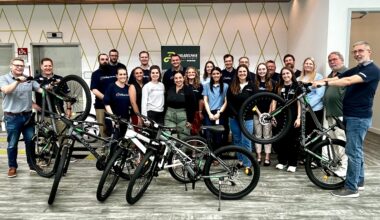 UGI employees in Wyomissing build bicycles for Berks County children