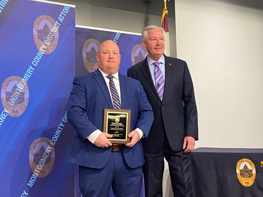 Lower Merion detective honored for heroism