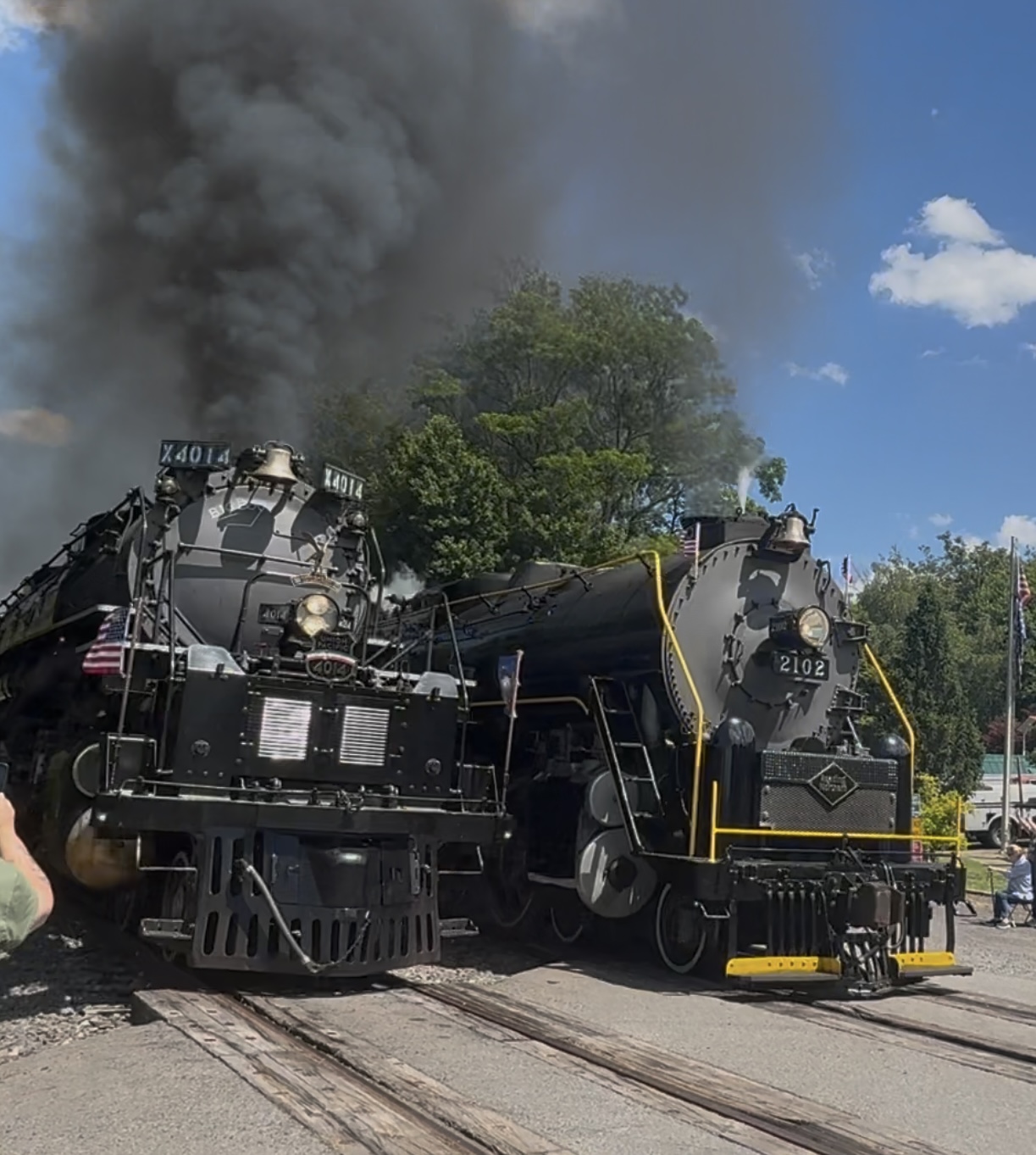 Jen Leptuck of Pittston photographed this image of Big Boy...