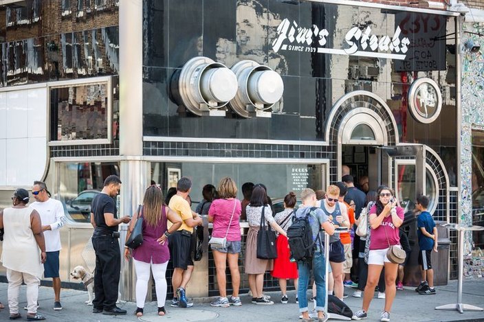 Jim's Steaks Tourist
