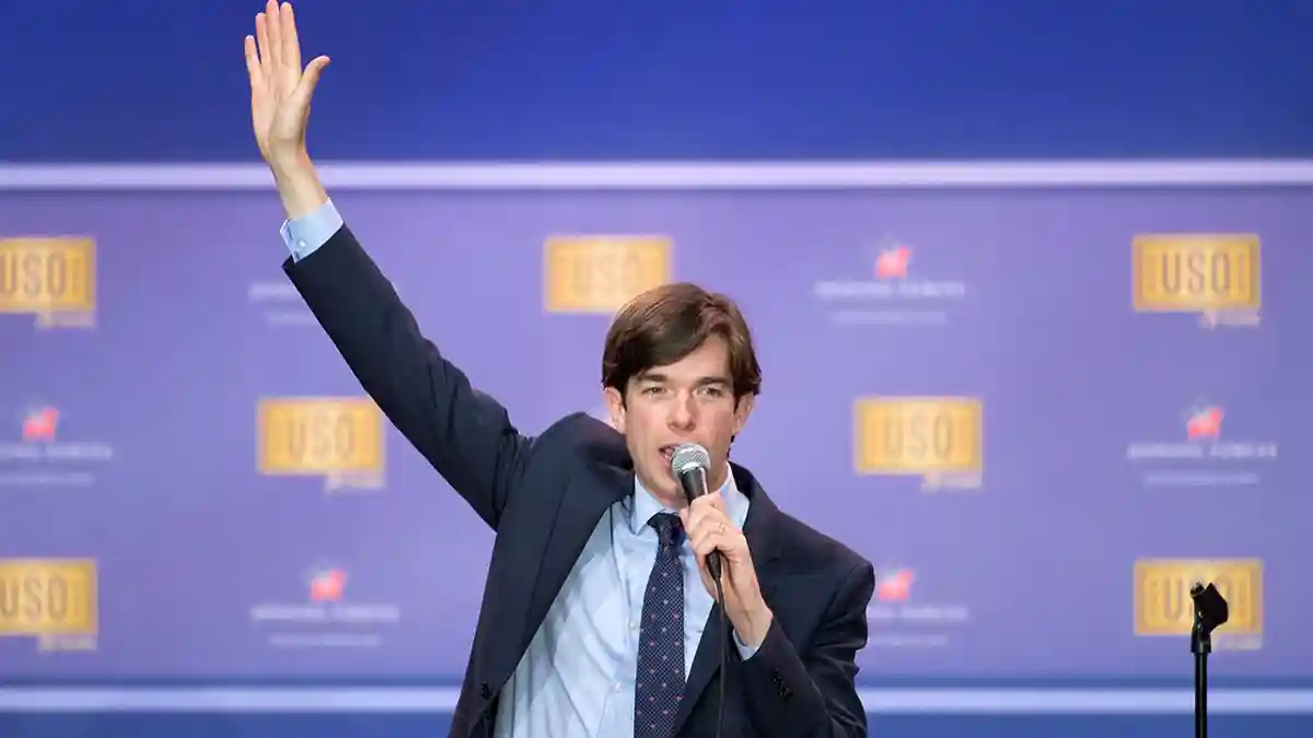 John Mulaney performing in 2016 (Photo: DOD News - Public Domain)