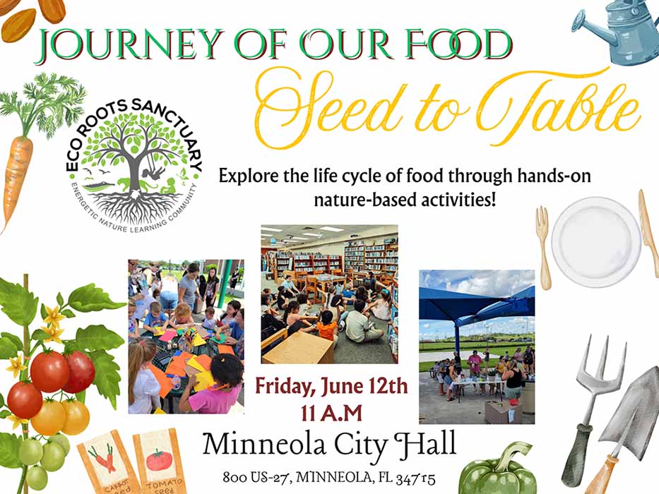 The Journey Of Our Food: Seed To Table Family Summer Reading Program At The Minneola City Hall (June 12)