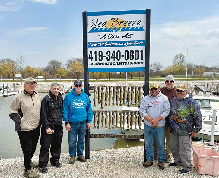 OUTDOOR GUIDE: Fishing Lake Erie West Basin walleye on a boat full of friends