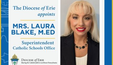 Laura Blake Officially Takes the Helm as Diocese of Erie Schools Superintendent