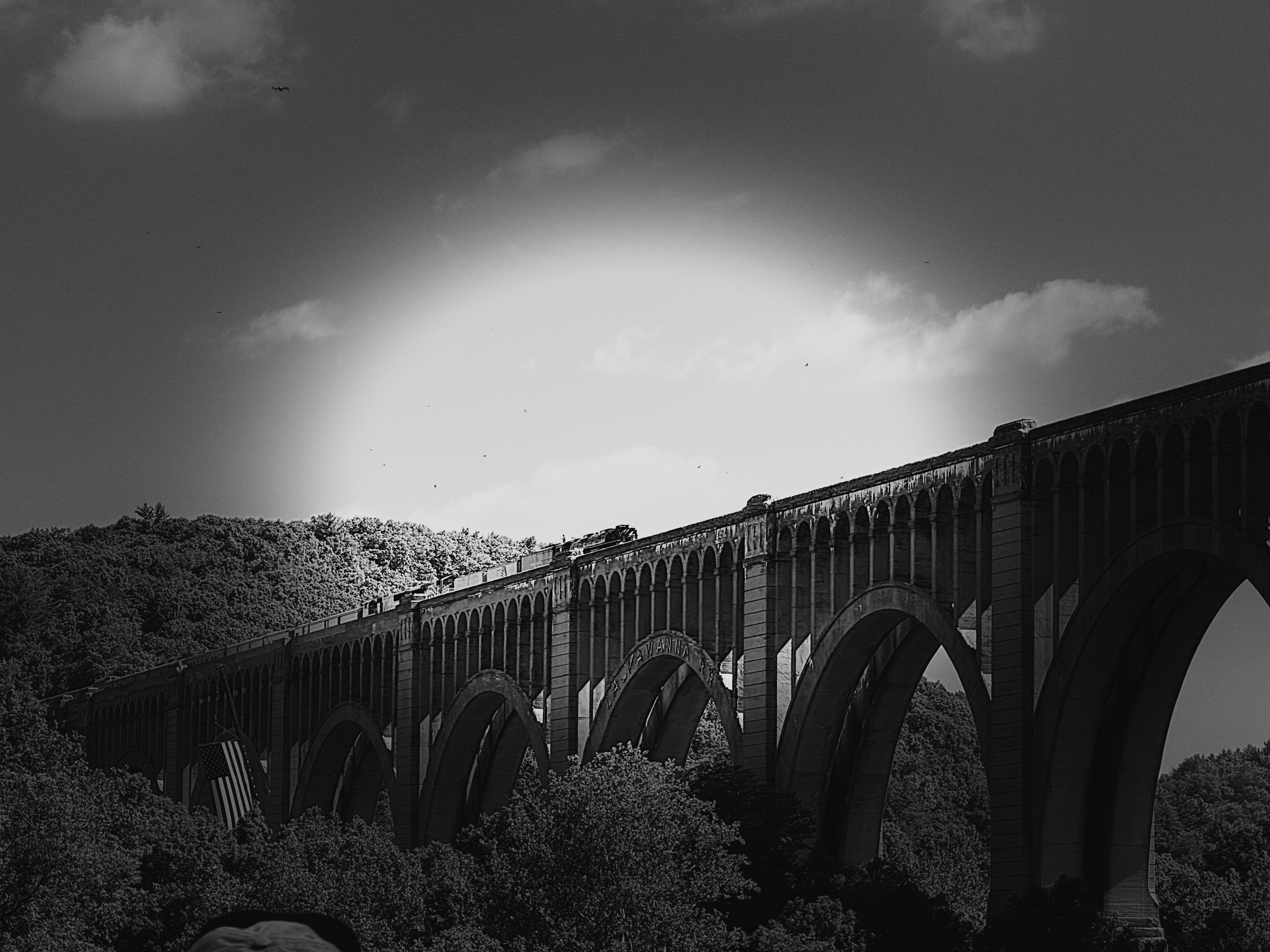The Big Boy crosses the Nicholson Viaduct on Saturday, June...