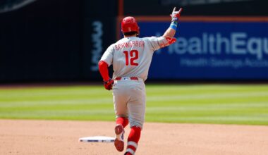 Kyle Schwarber sets Philadelphia Phillies record with MLB-best 30th HR