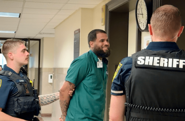 Jovan McCreary is escorted by sheriff's deputies from a Montgomery County courtroom on June 26, 2026, after his sentencing hearing. (Photo by Carl Hessler Jr. - MediaNews Group)