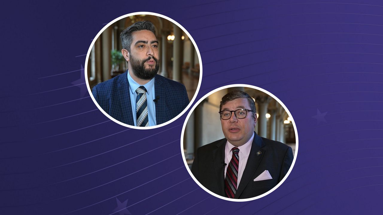 State Assemblyman Jon Rivera, left, and state Sen. Jeremy Zellner, right, were running against each other in the Democratic primary race for New York's 61st state Senate District. (Spectrum News 1 graphic)