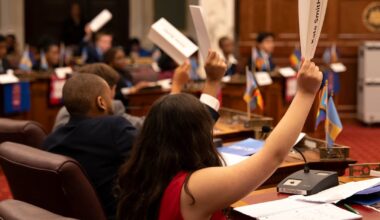 Teens learn about democracy by trying to run Philadelphia city government