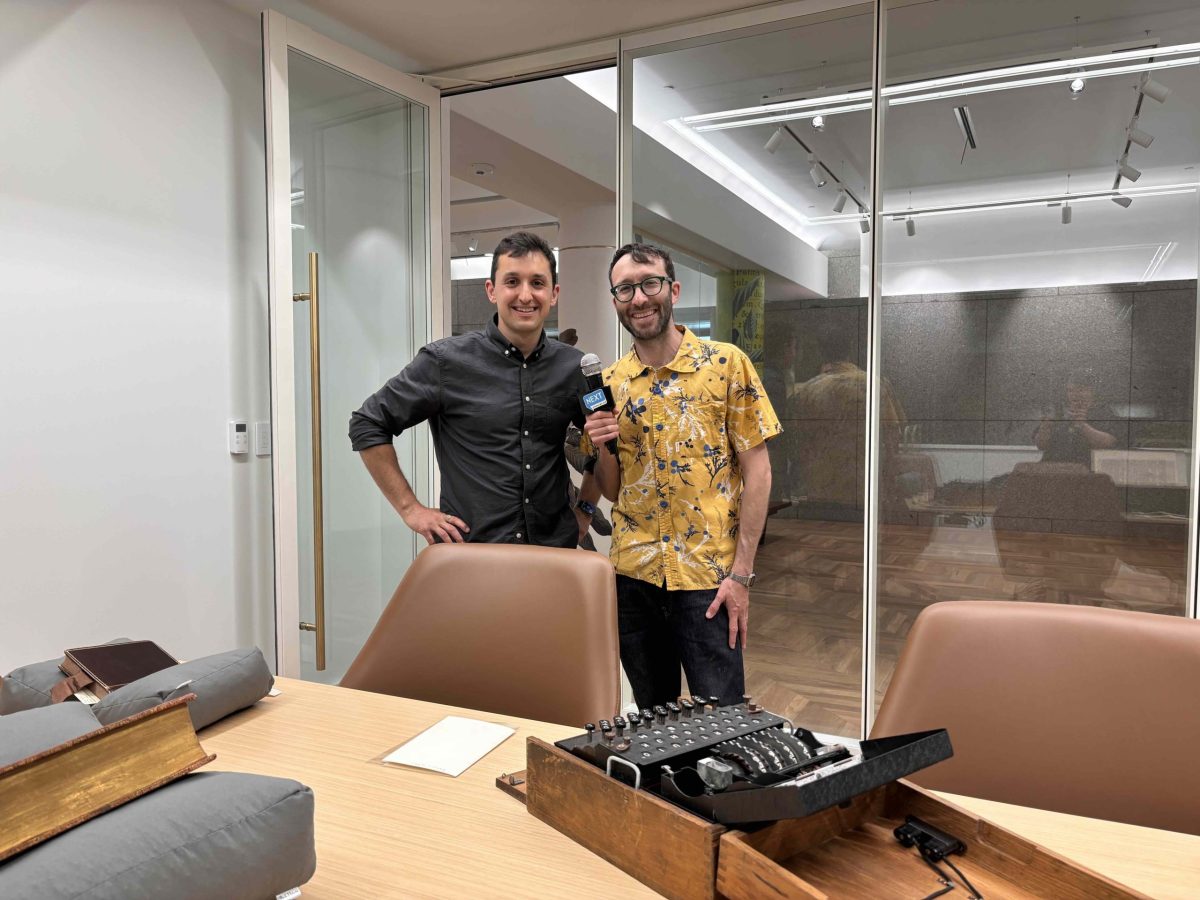 There is an enigma machine tucked away in Oakland. Why?
