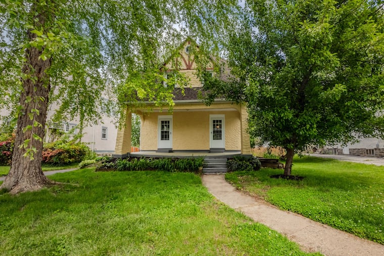 This Tudor-style home with five bedrooms in Drexel Hill is for sale for $400,000.