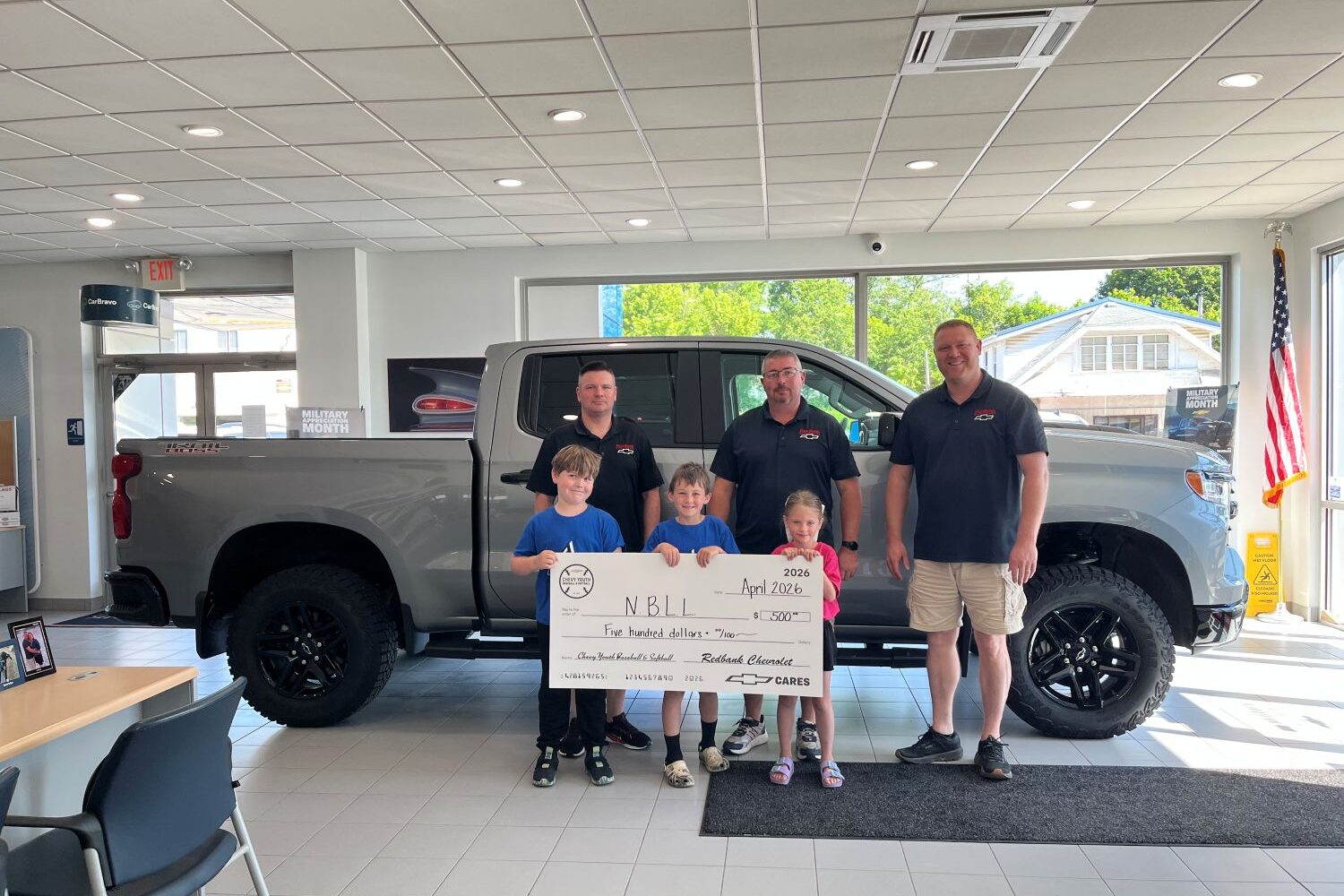 Redbank Chevrolet to Provide New Bethlehem Little League with New Equipment, Monetary Contribution