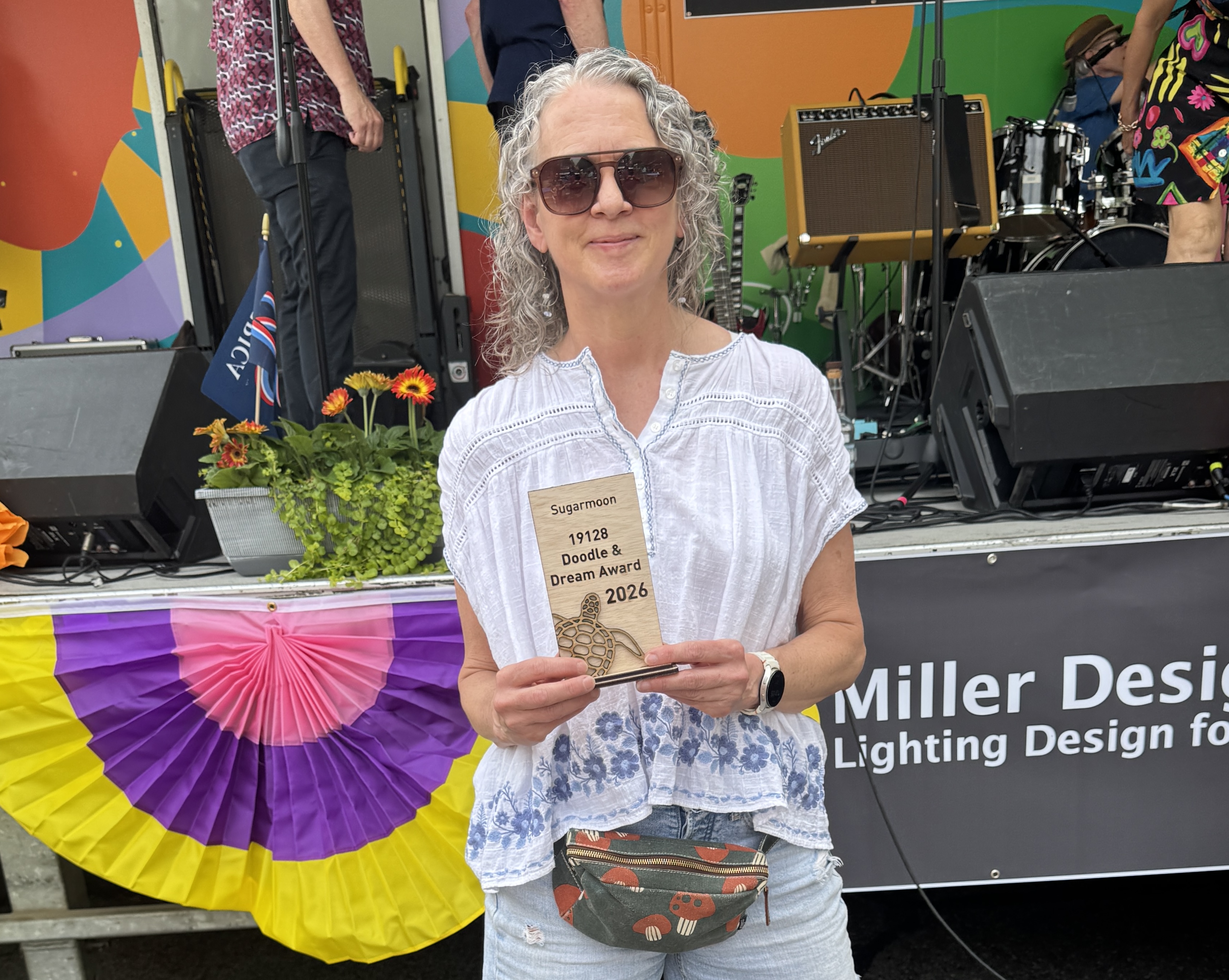 The RDC’s Annie Murphy accepted the Doodle and Dream Award...