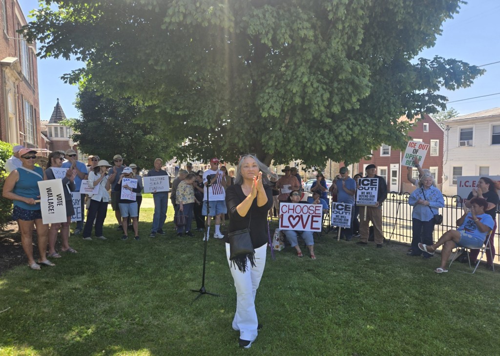 Constituents in Berks protest lack of communication from U.S. Rep. Dan Meuser