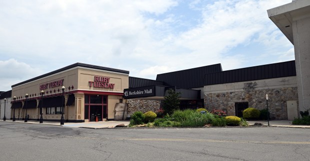 A developer plans to demolish the Berkshire Mall, except for Boscov's, and replace it with an open-air retail and mixed-use space that aims to attract national chain retailers. (BILL UHRICH/READING EAGLE)