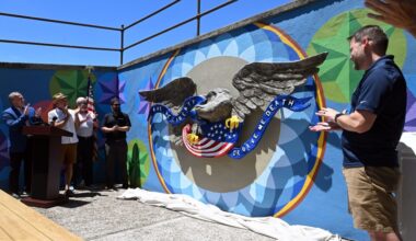 Refurbished Bicentennial Eagle reinstalled at Berks Heritage Center [Photos]