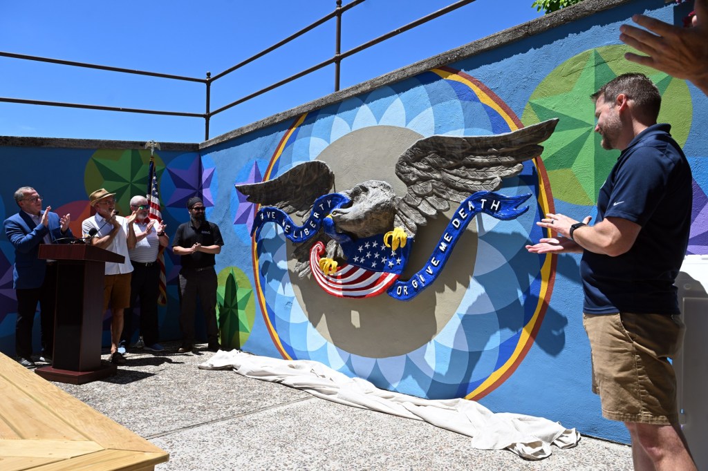Refurbished Bicentennial Eagle reinstalled at Berks Heritage Center [Photos]