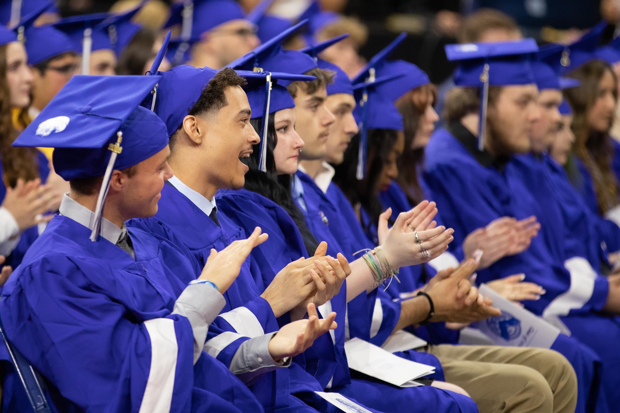 Exeter Township High School graduates celebrated during a ceremony held...
