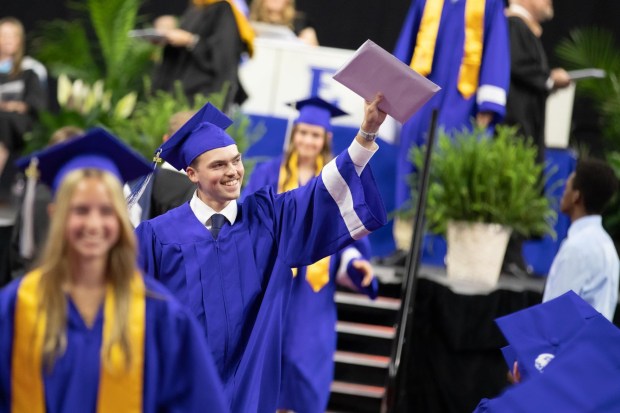 Exeter Township School District awarded diplomas to 346 graduates at the Santander Arena in Reading on Thursday, June 4. (Photo courtesy of Exeter Township School District)
