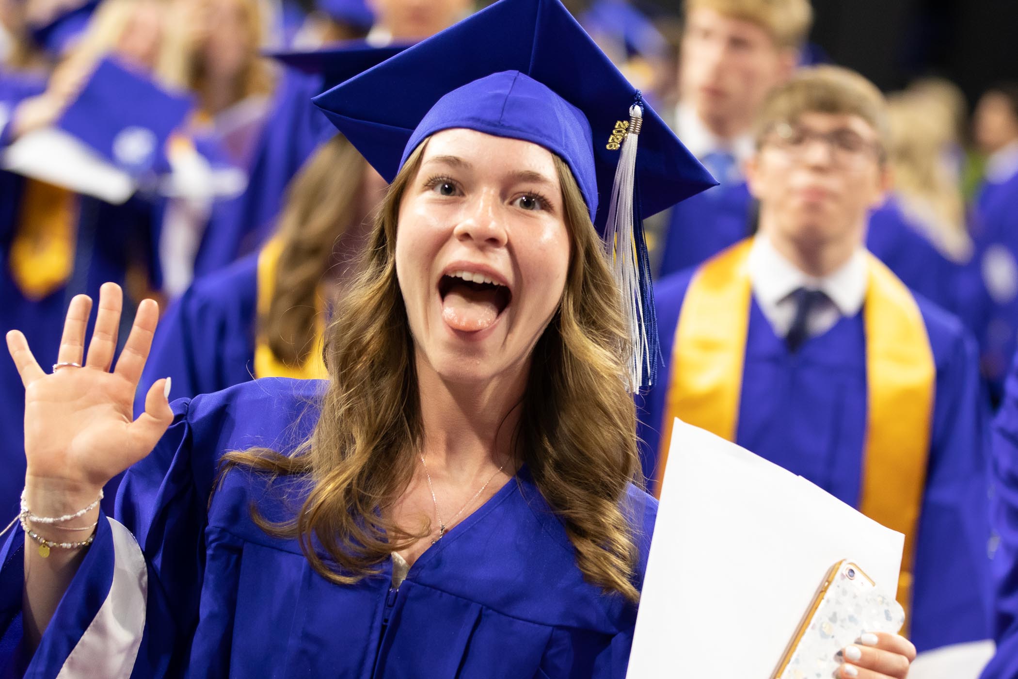 Energy and excitement were high during the Exeter Township Senior...