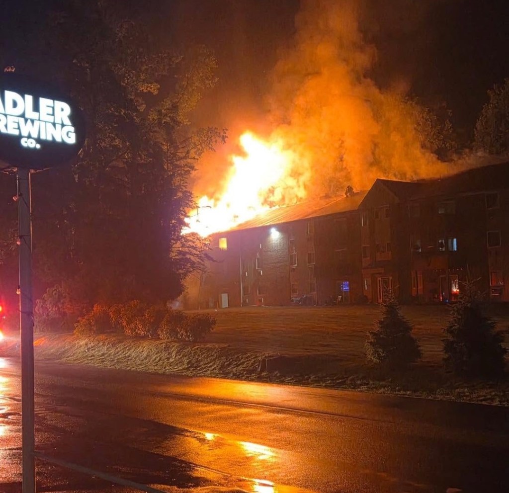 Dozens displaced in Muhlenberg apartment building fire