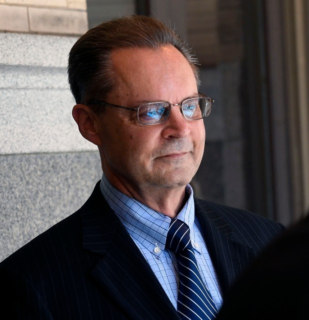 Former Reading Police Chief William M. Heim is Mayor Eddie Moran's pick for managing director, pending approval by City Council, Monday, July 11, 2022. (BILL UHRICH READING EAGLE)