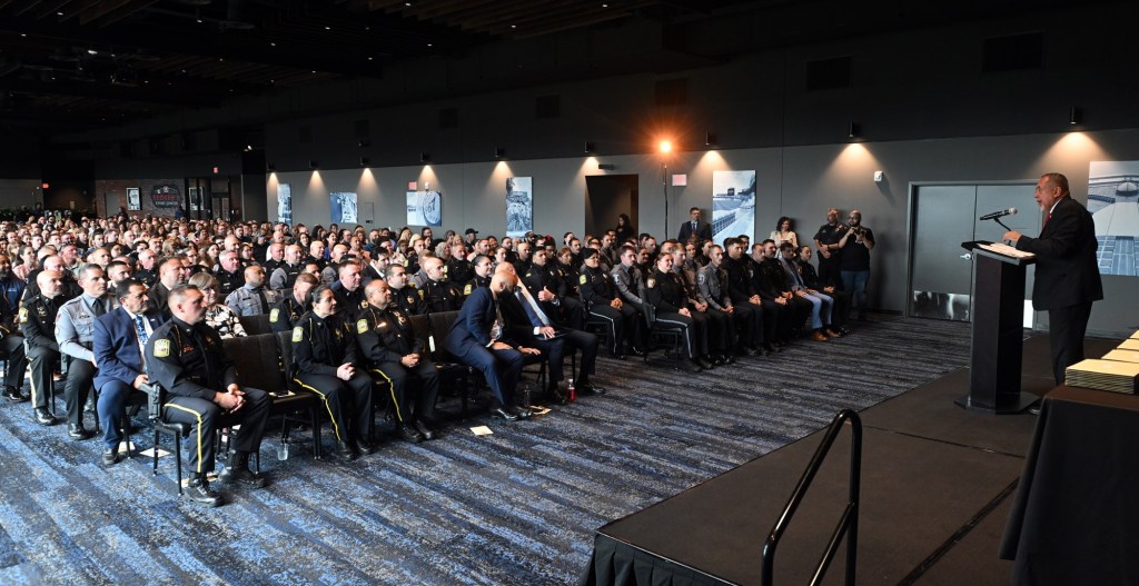 Reading Police Academy graduates first 2026 class of 36 officers