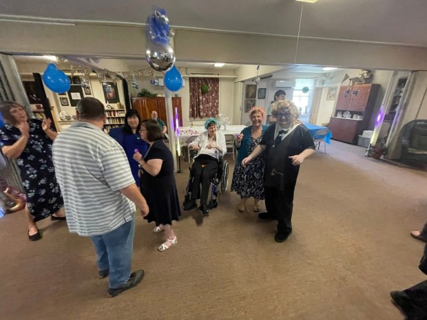 Members of the Special Needs Interest Group of North Eastern Berks recently attended a prom event held at Zion Moselem Lutheran Church in Richmond Township. (Photo courtesy of SNIGNEB)
