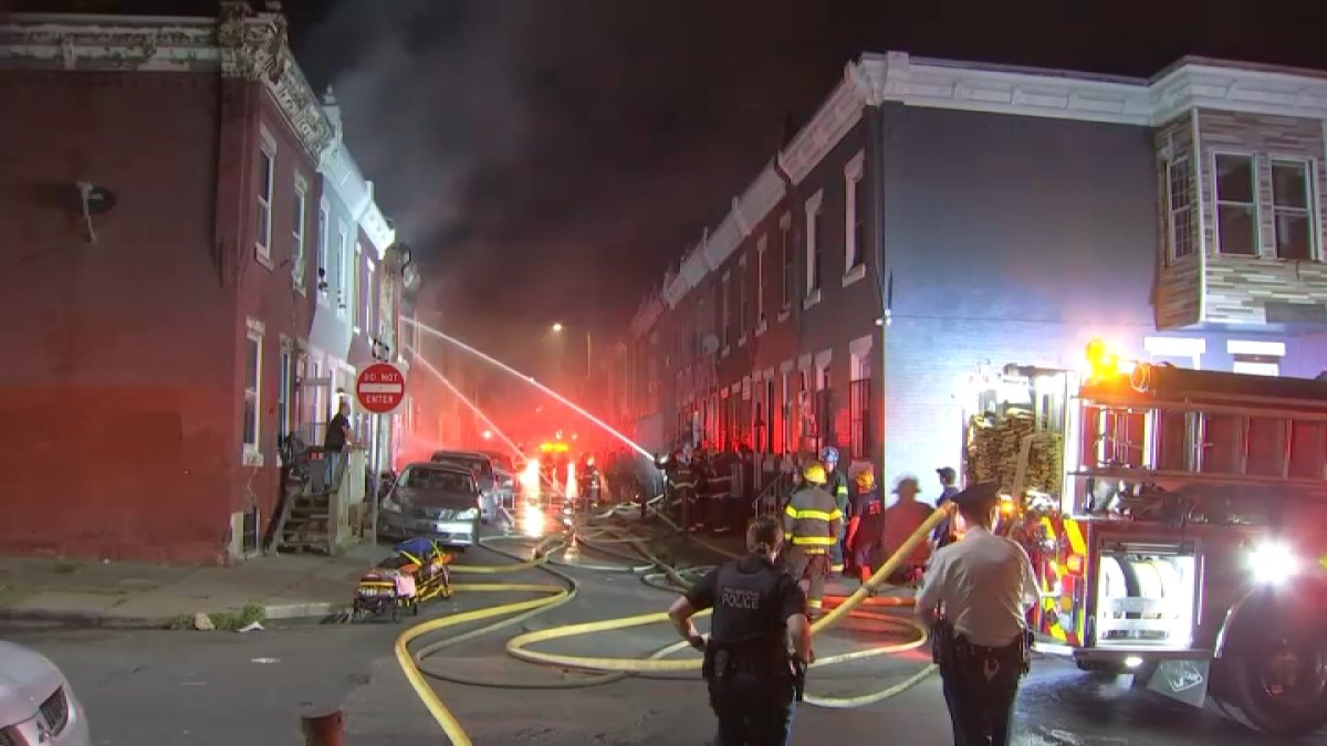 Fire tears through Kensington rowhome – NBC10 Philadelphia