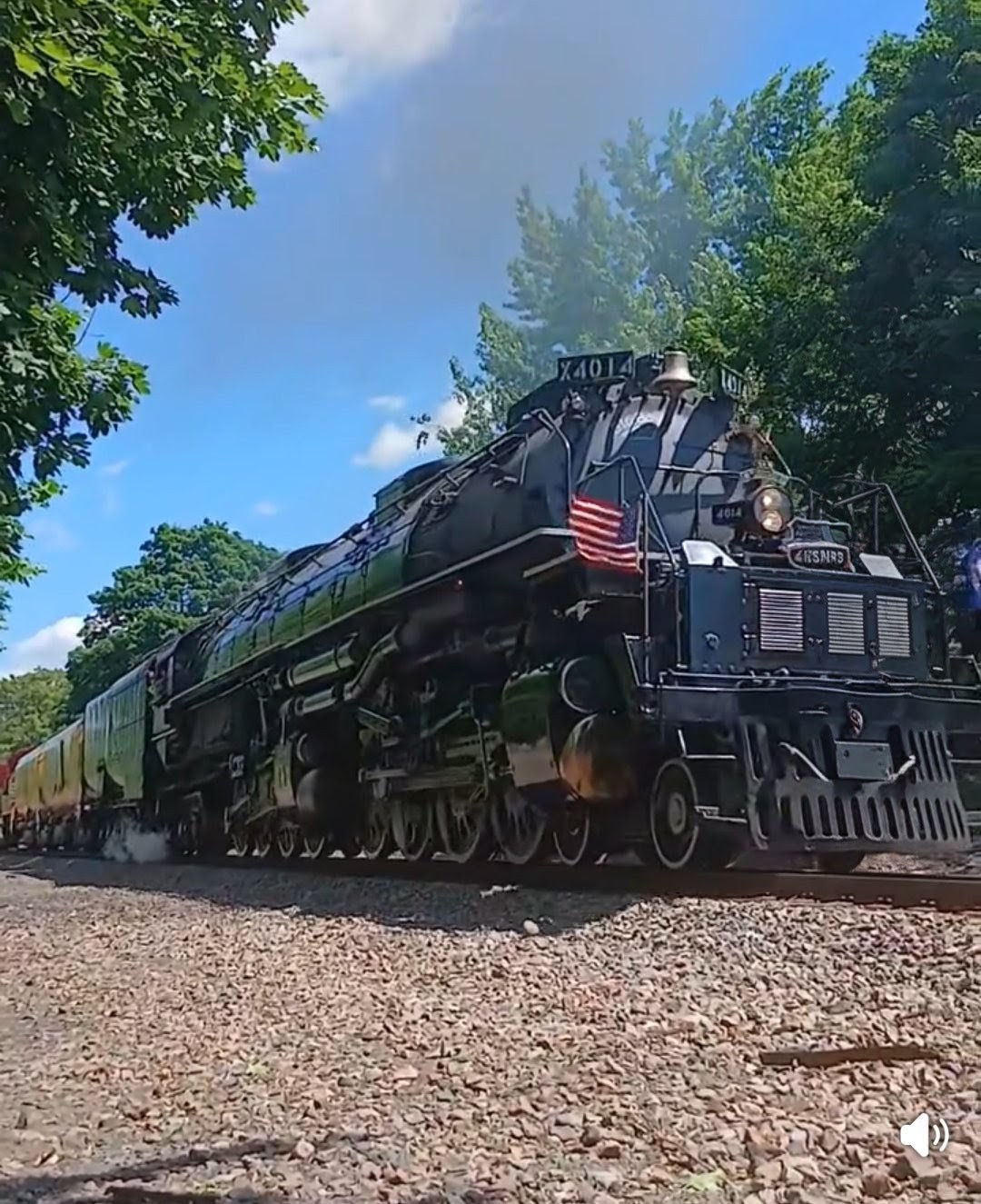 The Big Boy rolls through Duryea. Courtesy of Richard Dunn...