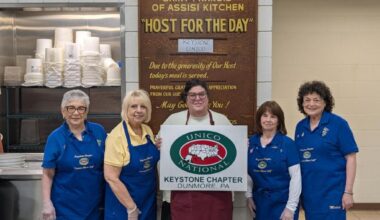 Keystone UNICO at St. Francis Kitchen – Scranton Times-Tribune