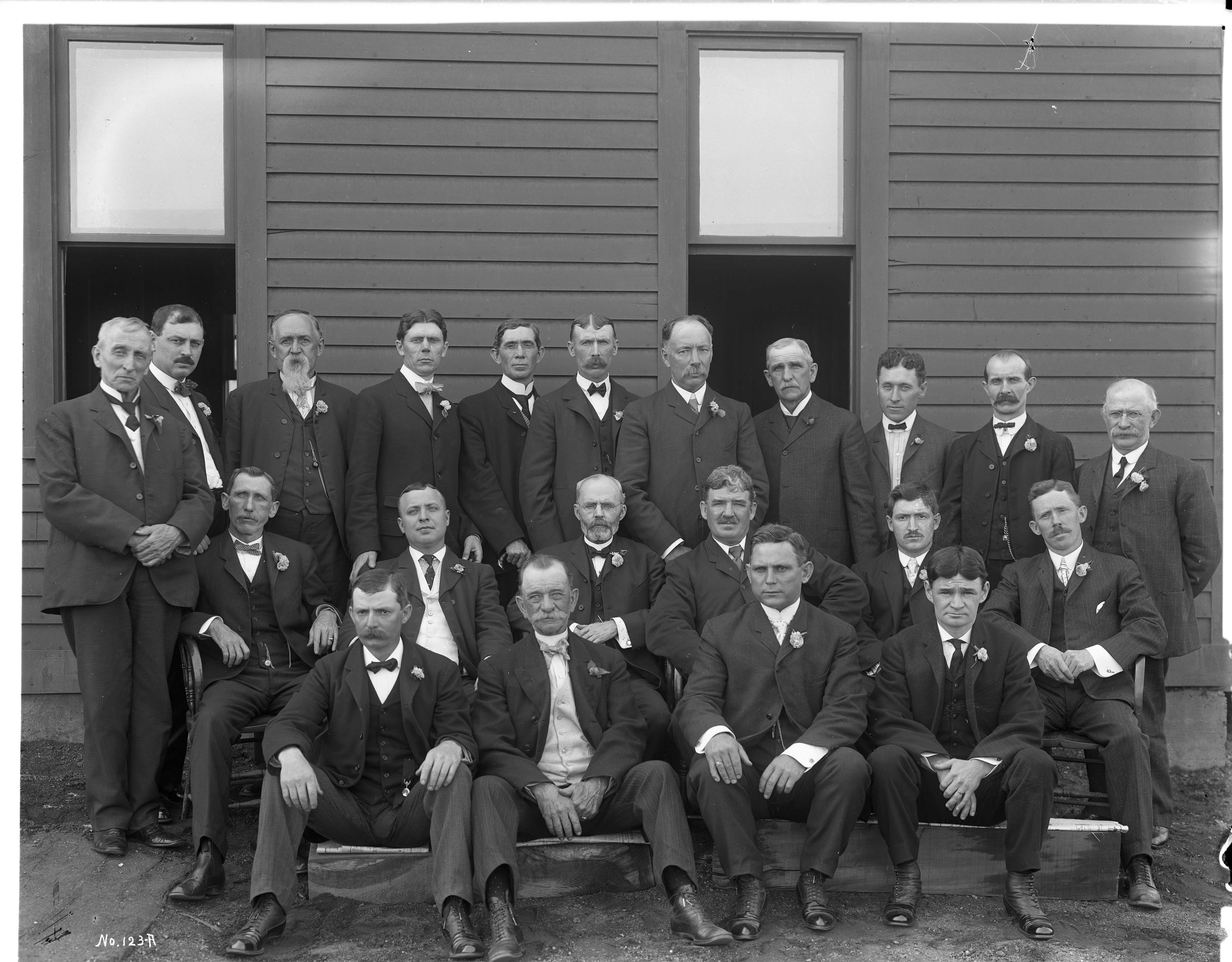 A First-Aid meeting at YMCA Gymnasium in Scranton in 1911....