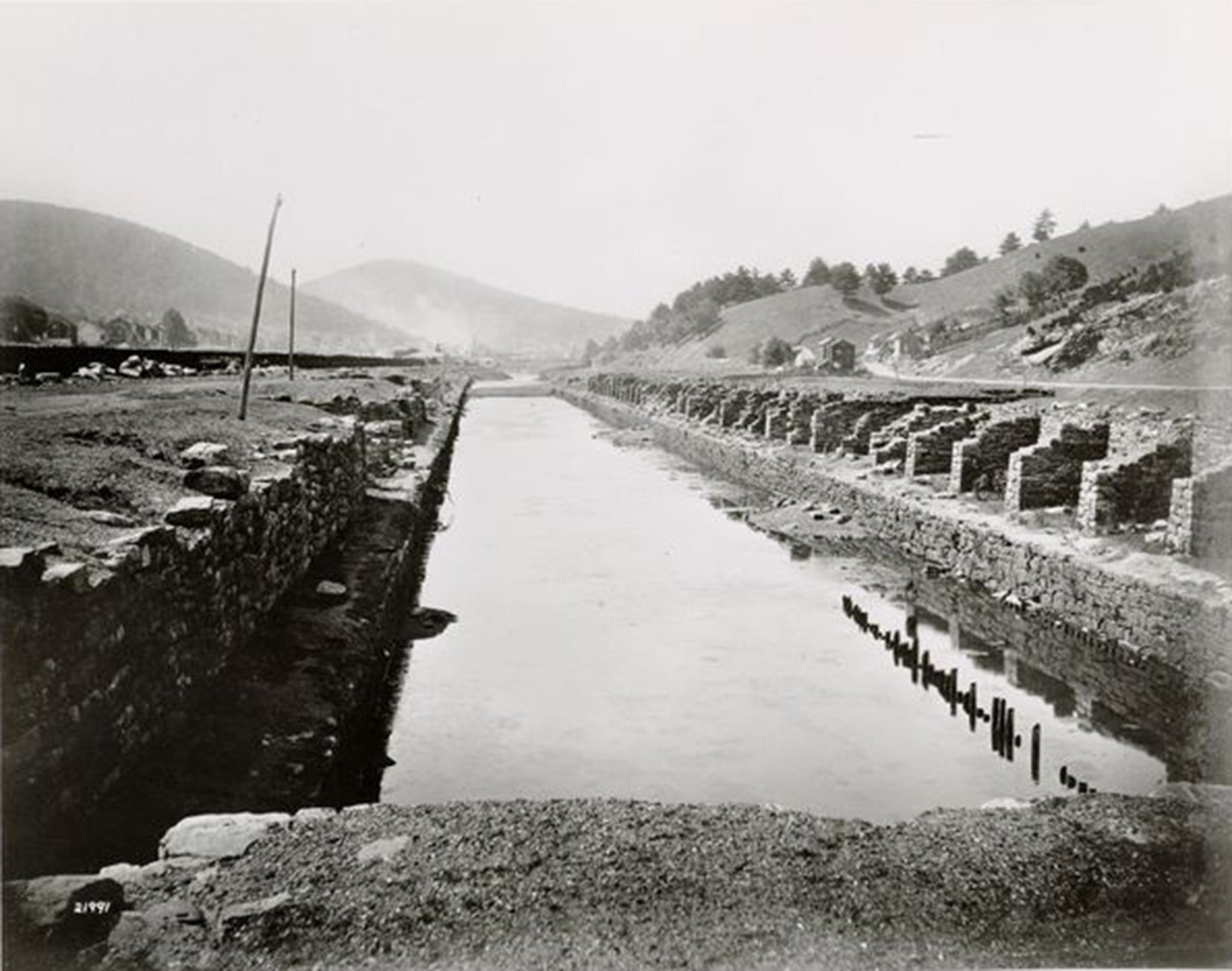 Firth Dock at Port Carbon was the starting point for...