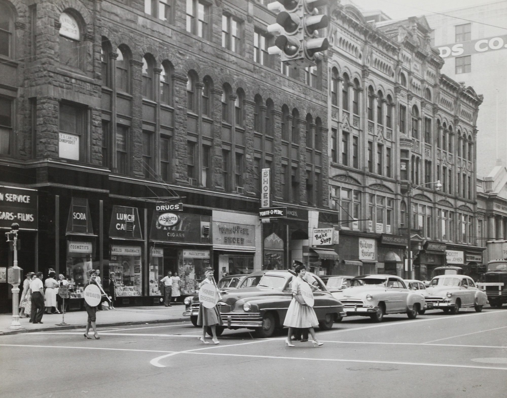 Wyoming Ave. looking from Spruce St. in 1955. (COURTESY OF...
