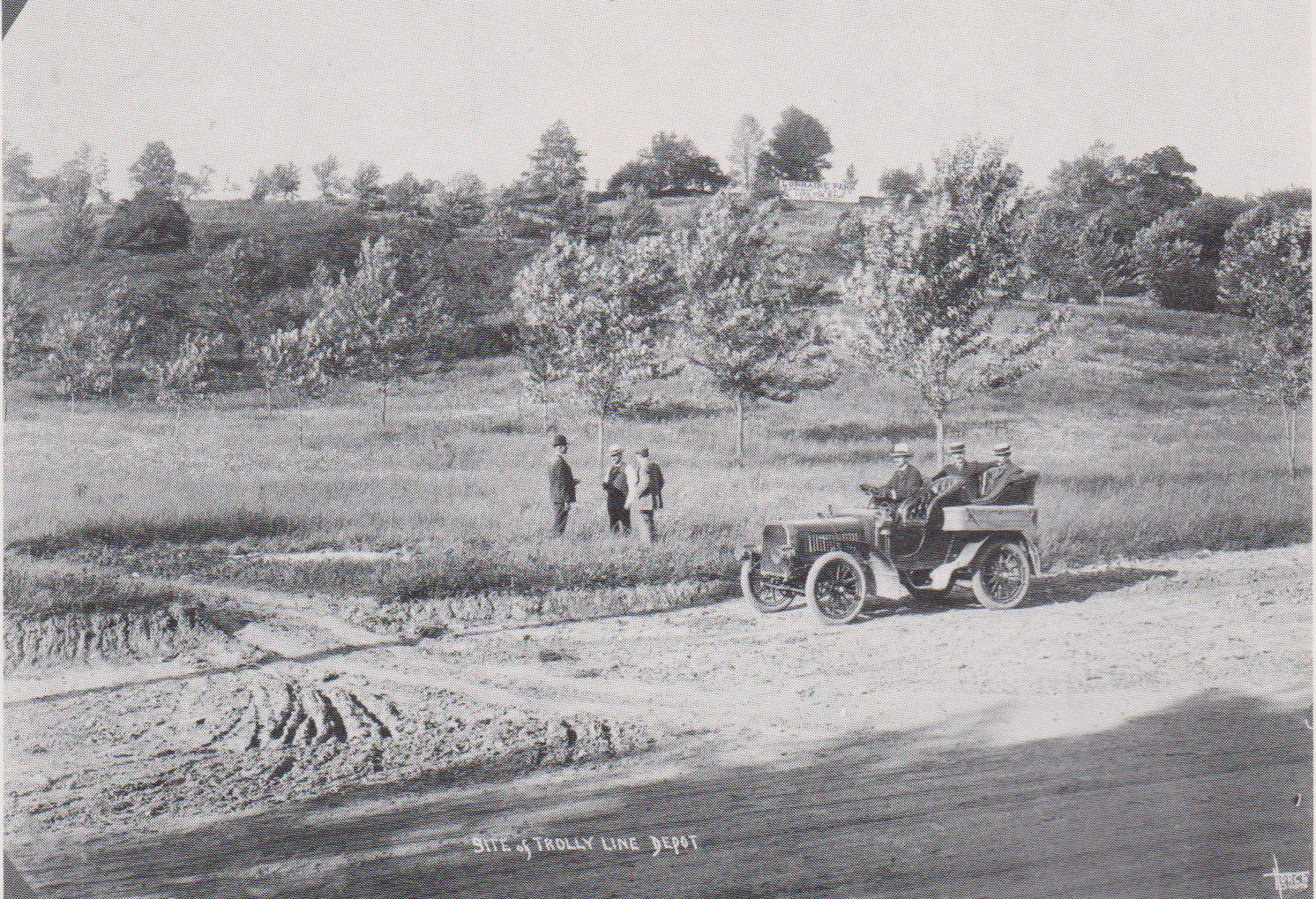 This picture depicts a time when few roads, but many...