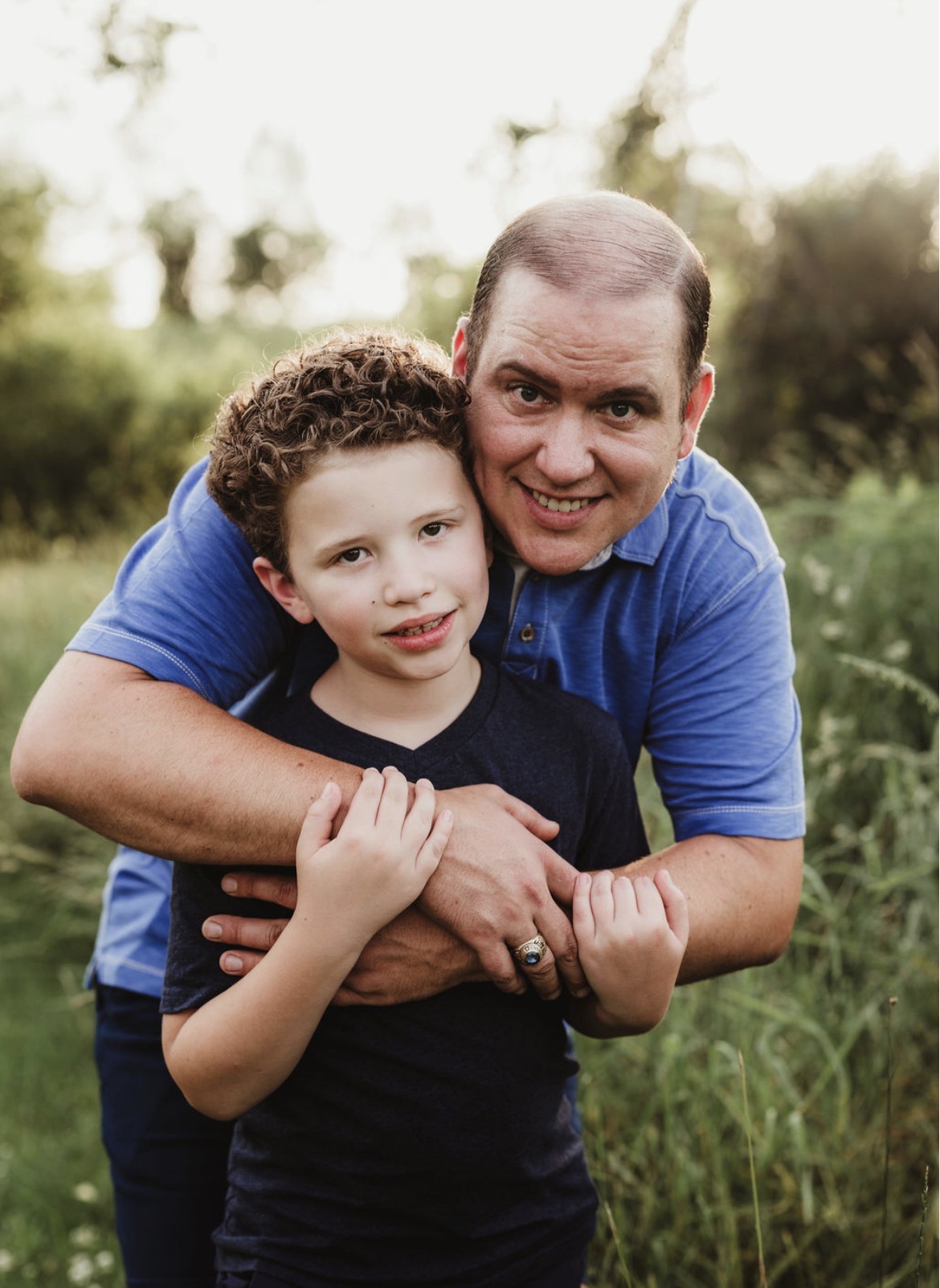 Gregory Arnone of Olyphant, with his son Ethan. (COURTESY OF...