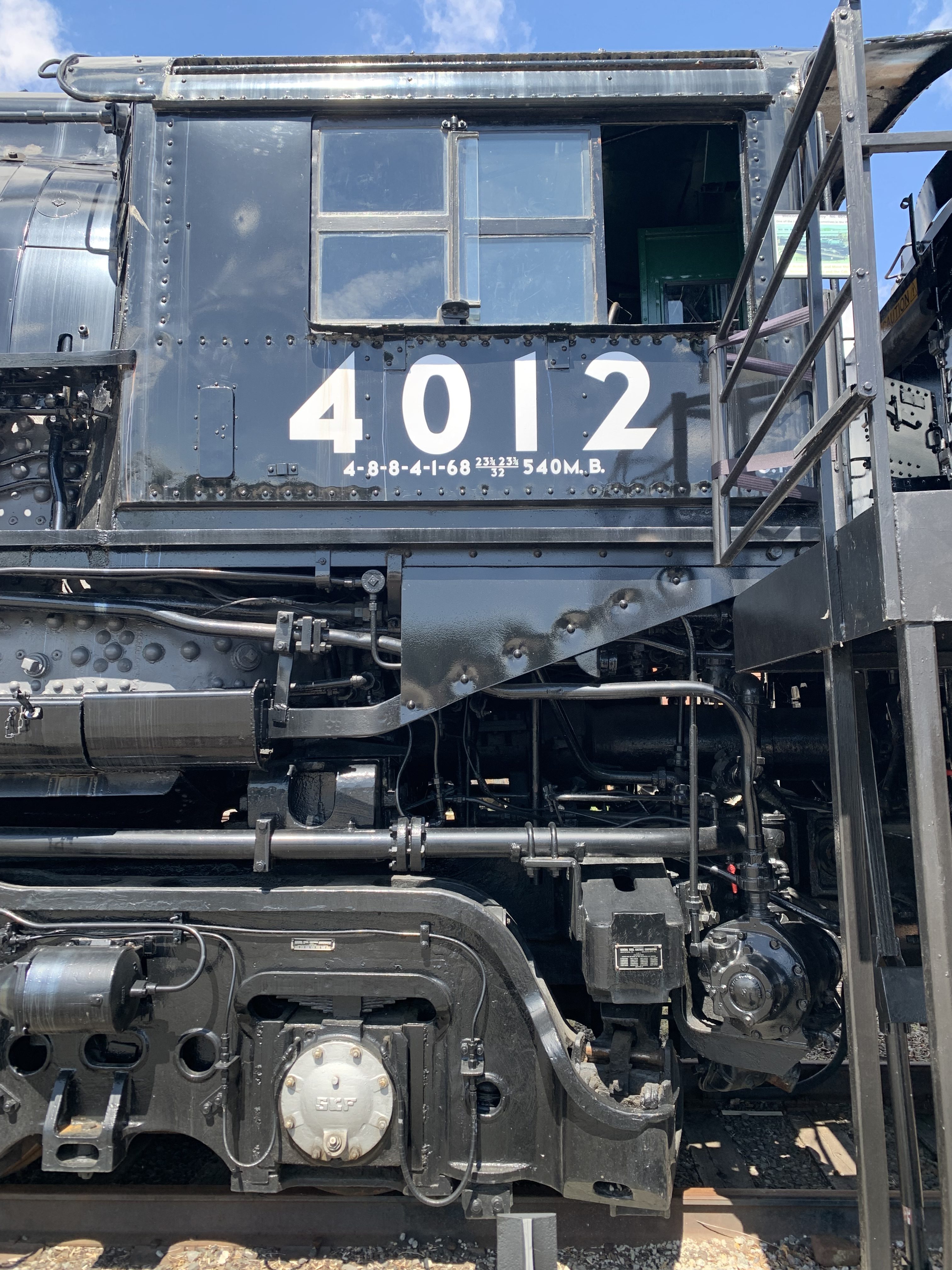 Big Boy 4012 locomotive on display at Steamtown National Historic...