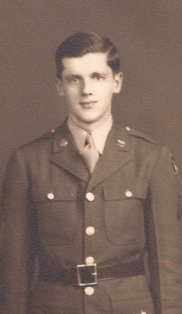 The late Joe Bambera during his World War II service...