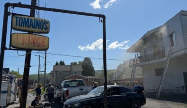 Two displaced after fire at former Tomaino's Lounge