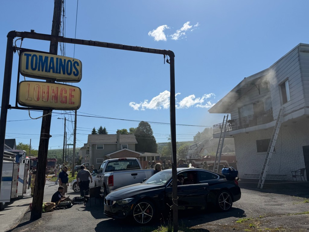 Two displaced after fire at former Tomaino's Lounge