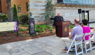 Blessing and Dedication of the Rev. J. A. Panuska, S.J. Commons – Scranton Times-Tribune