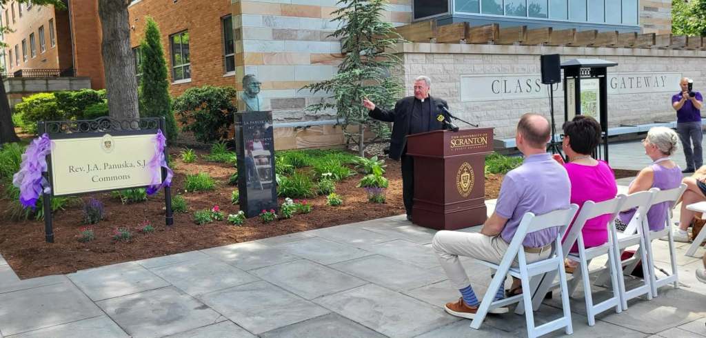 Blessing and Dedication of the Rev. J. A. Panuska, S.J. Commons – Scranton Times-Tribune