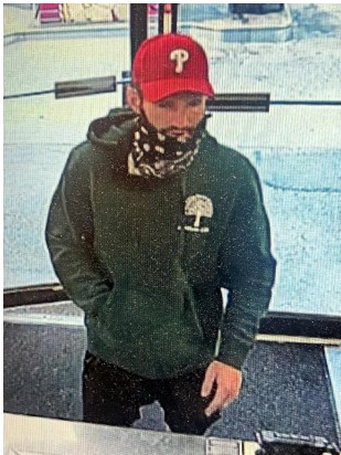 A surveillance image of Charles Brandon Costanzo. (COURTESY OF PENNSYLVANIA STATE POLICE)