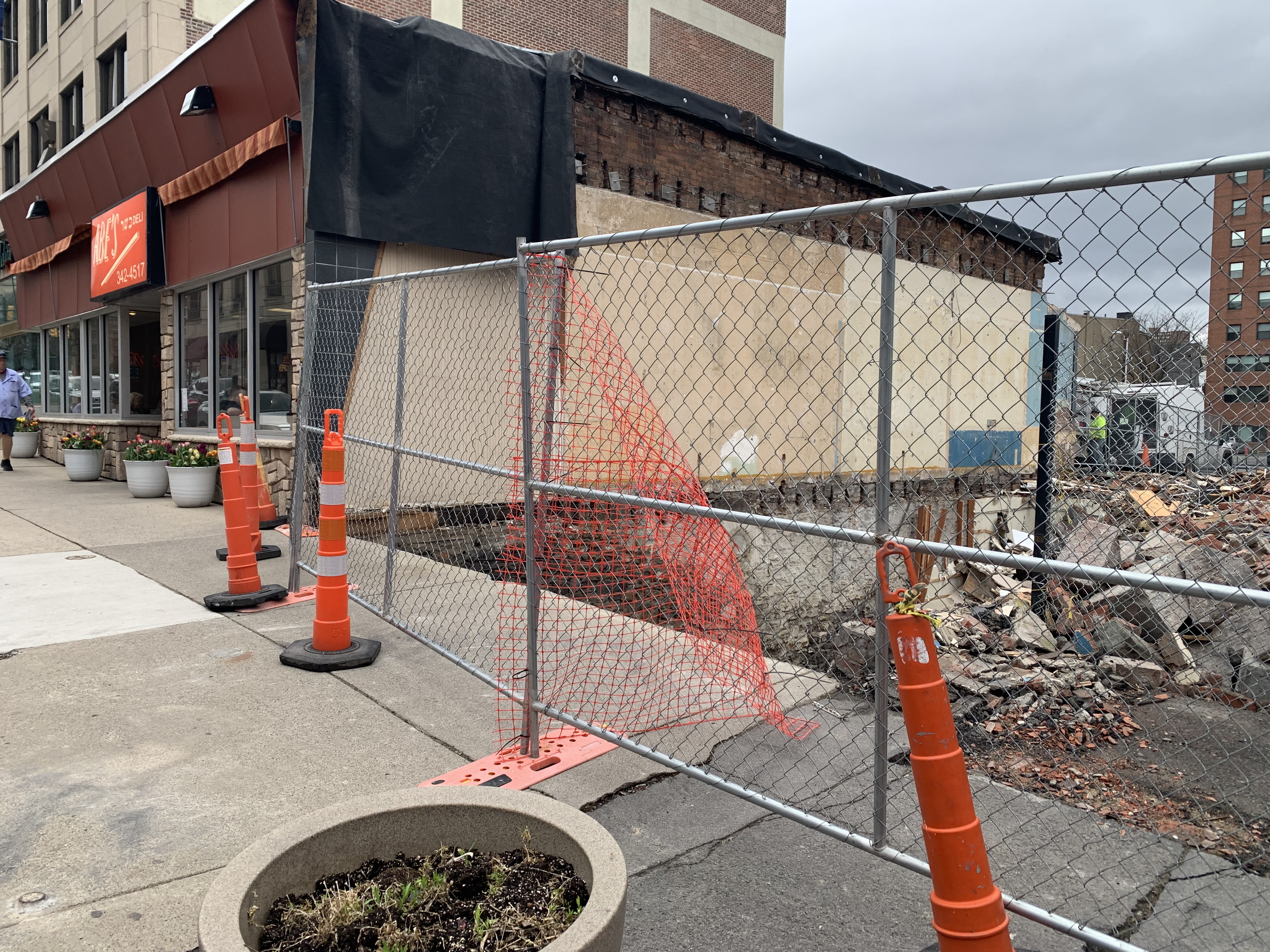 The site of the former Mattes & Mattes attorneys’ building...