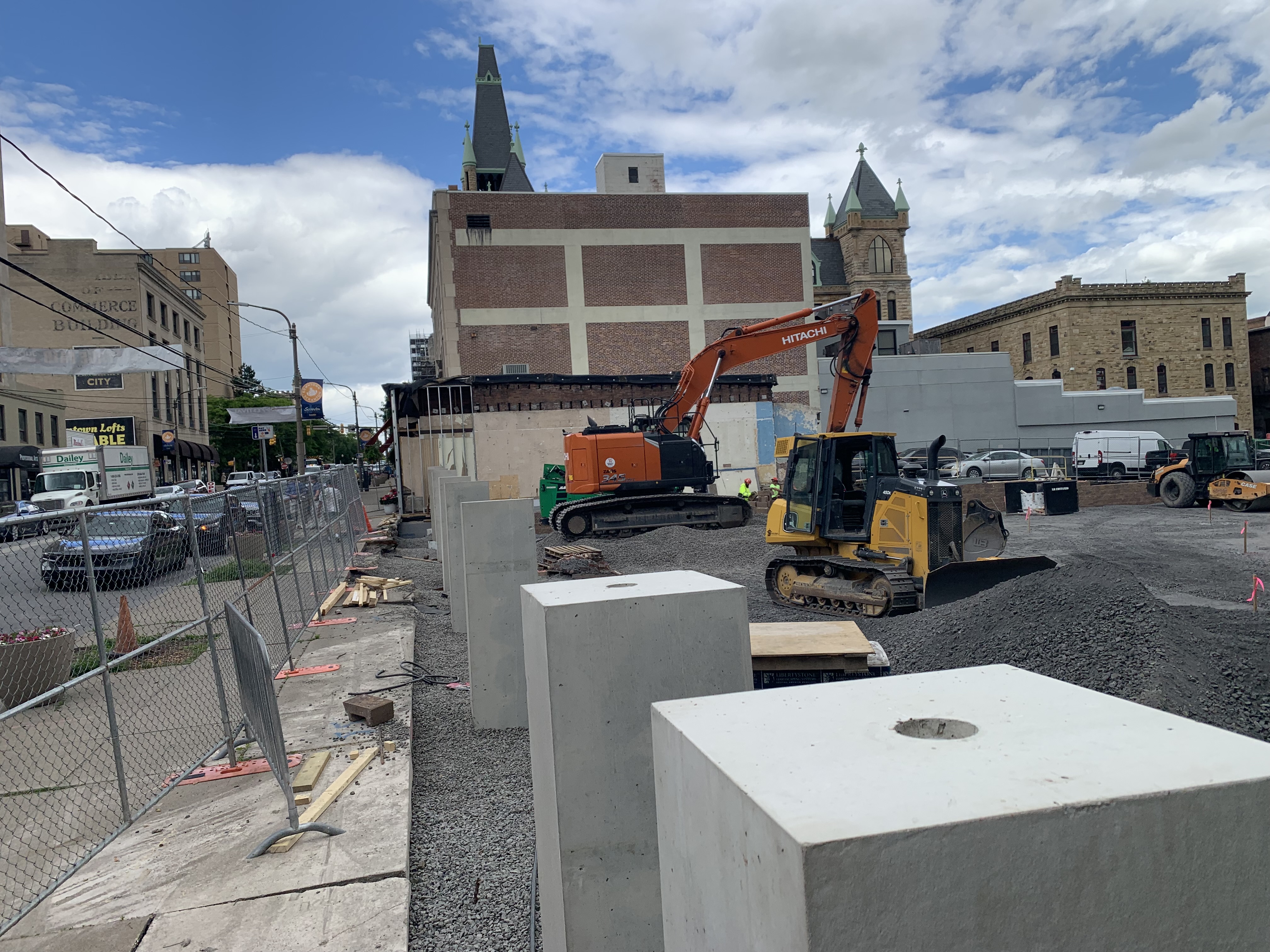 Fidelity Bank’s improvement to a parking lot in the 300...