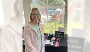 One perfect water lily is Best in Show at Electric City Flower Show