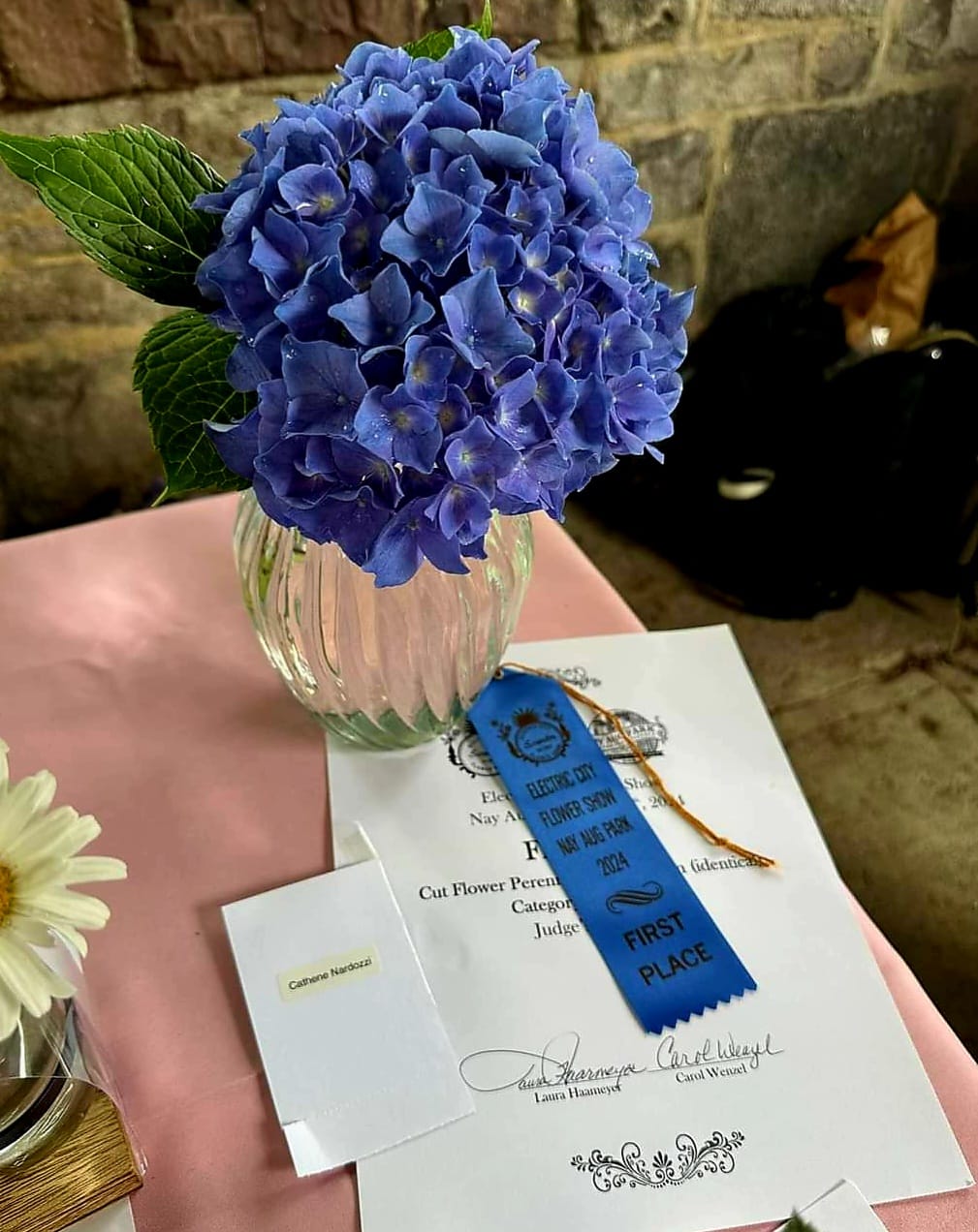 A 2024 Electric City Flower Show ribbon winner. Cathene Nardozzi...