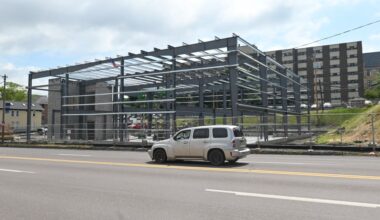Lackawanna College's new building starts to take shape in Scranton