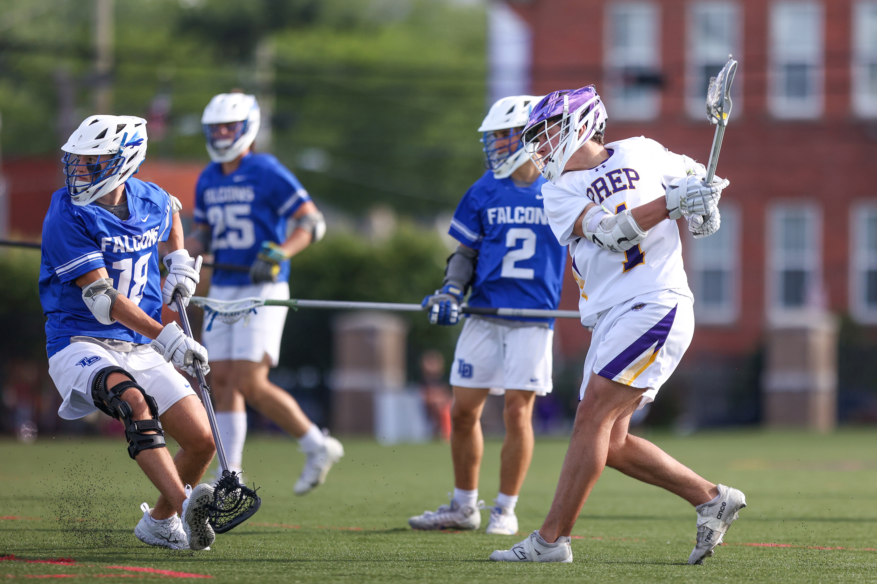 Scranton Prep’s Owen McPartland (1) takes a shot during the...